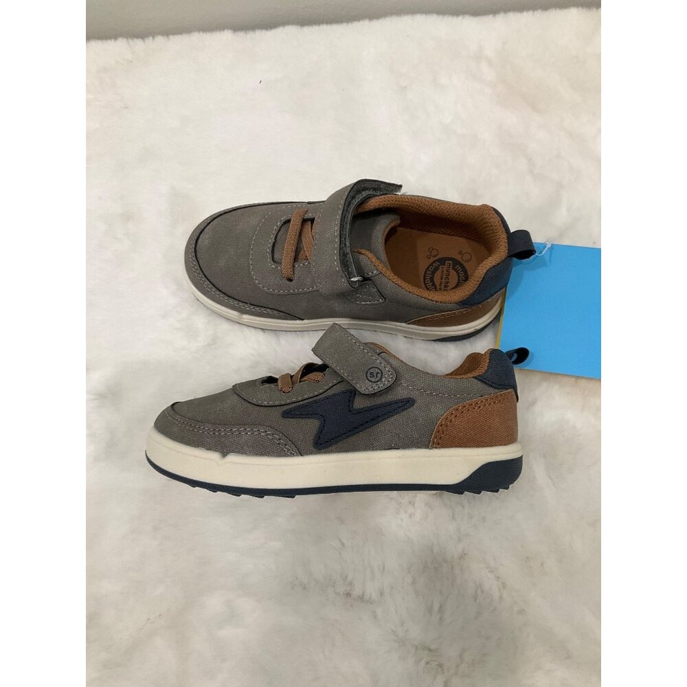 Munchkin by Stride Rite Boy's Maxwell Grey Sneakers 9M (Little Boy) New in Box - Picture 5 of 6